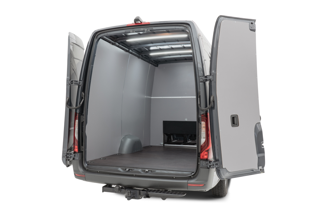 Professionell abgedeckter Laderaum